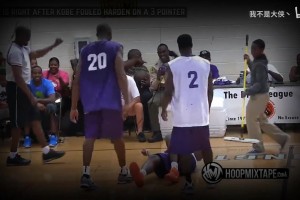 關(guān)系真的很好??！德魯聯(lián)賽經(jīng)典戰(zhàn)：科比和哈登開(kāi)玩笑！