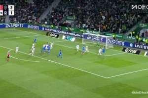 又是舊將！阿爾瓦羅晃開防守后推死角，皇馬再次落后