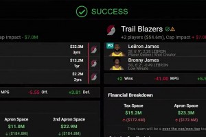 讓詹姆斯聯(lián)手楊瀚森？??美媒交易方案：湖人將詹姆斯父子送至開拓者換羅威等3人