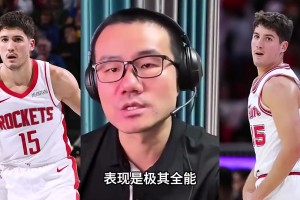 徐靜雨此前盛贊謝潑德：極其全能，有攻有防！比里夫斯更有潛力