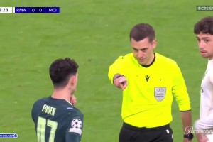 【集錦】歐冠-呂迪格送點哈蘭德點射羅德里戈破荒 曼城2-1皇馬